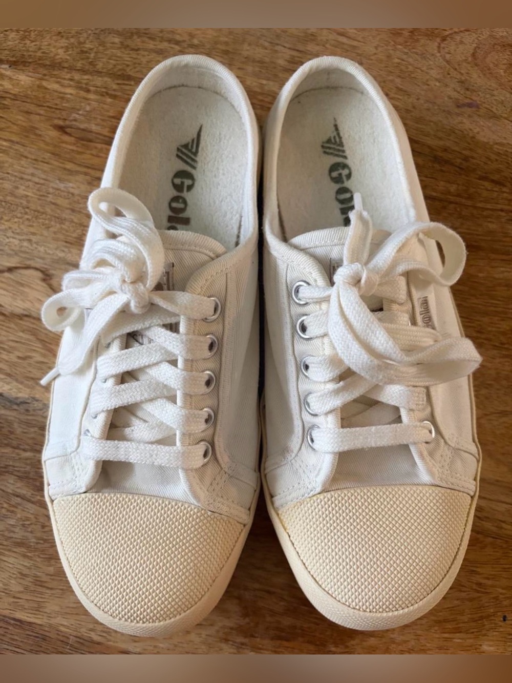 Gola Women’s Sneaker Coaster Mules Cream/Off White 7